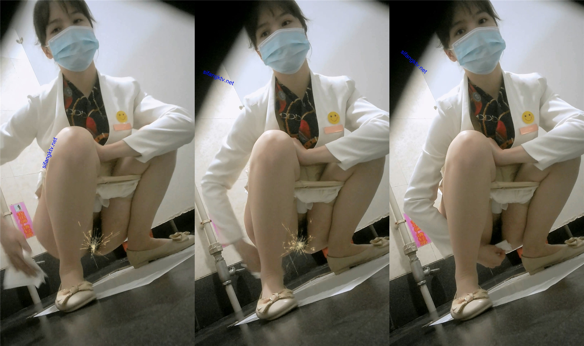 ⭐隔墙有眼⭐⭐原创厕拍⭐⭐⭐被发现了的怪异神秘处女穴
