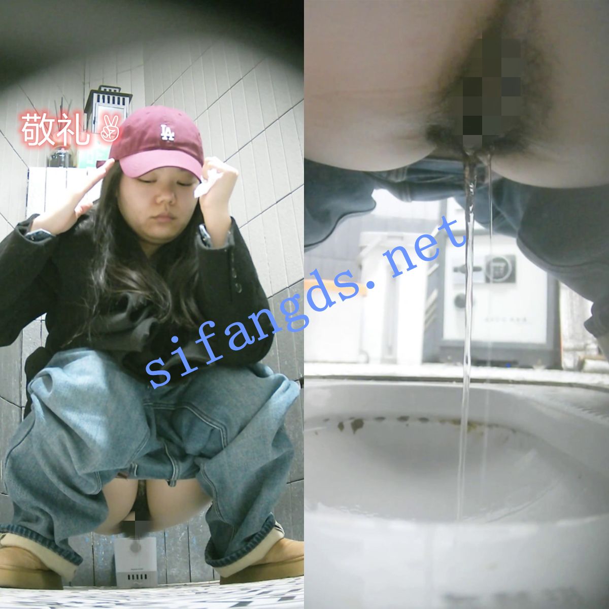 ❤️【厕拍】全景前后双角度 极品无毛白虎（3）