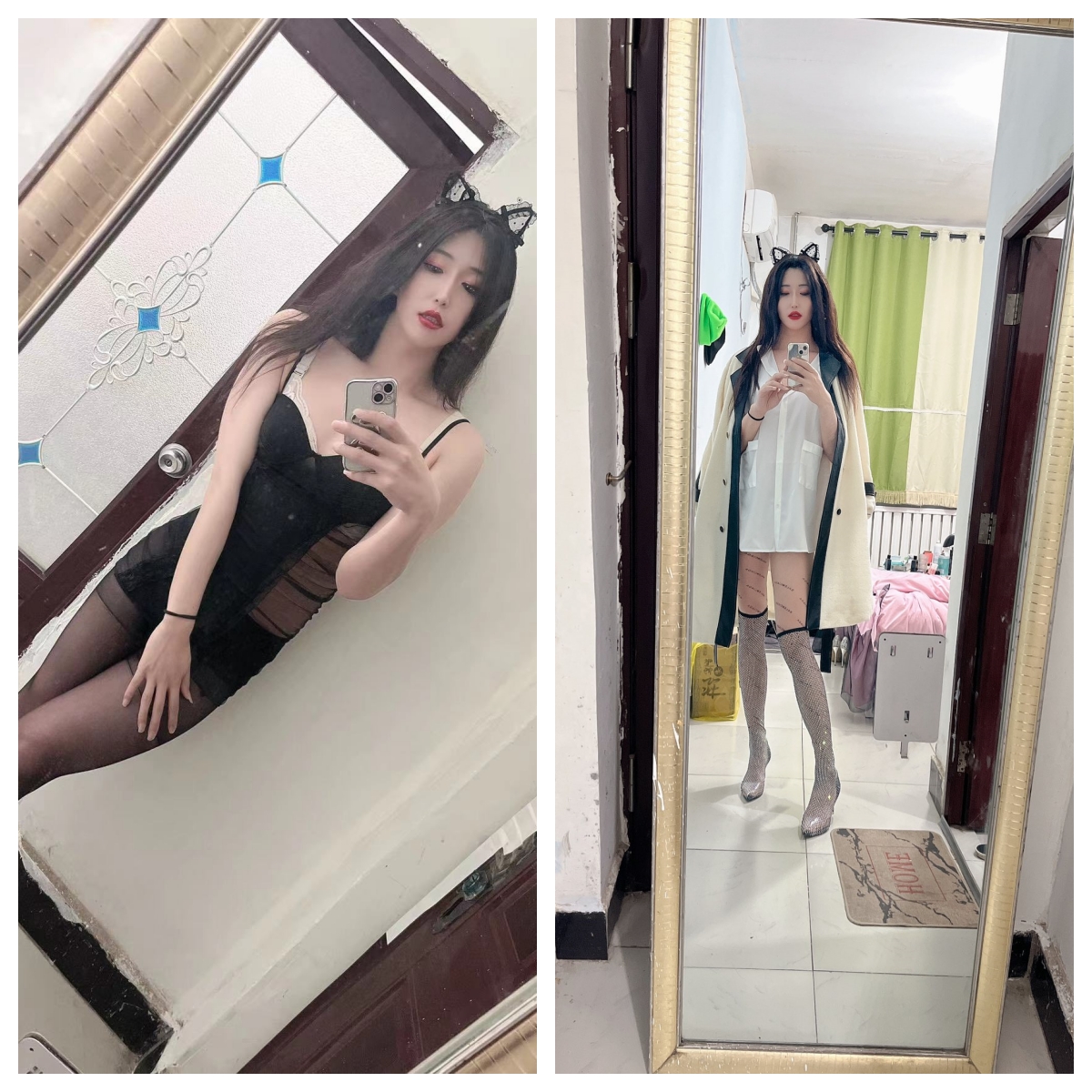 性感cd 183· 假御姐·❤️ 晚上偷偷出去伪街，成功勾引到一个男人，深入了解以后才知道原来是老婆怀孕找不到人释放