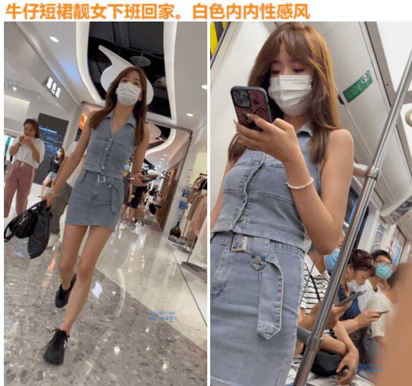 大神尾随偷拍美女裙底风光牛仔短裙靓女下班回家白色内内性感风❤️长裙靓女和闺蜜逛街淡绿色内内可爱性感