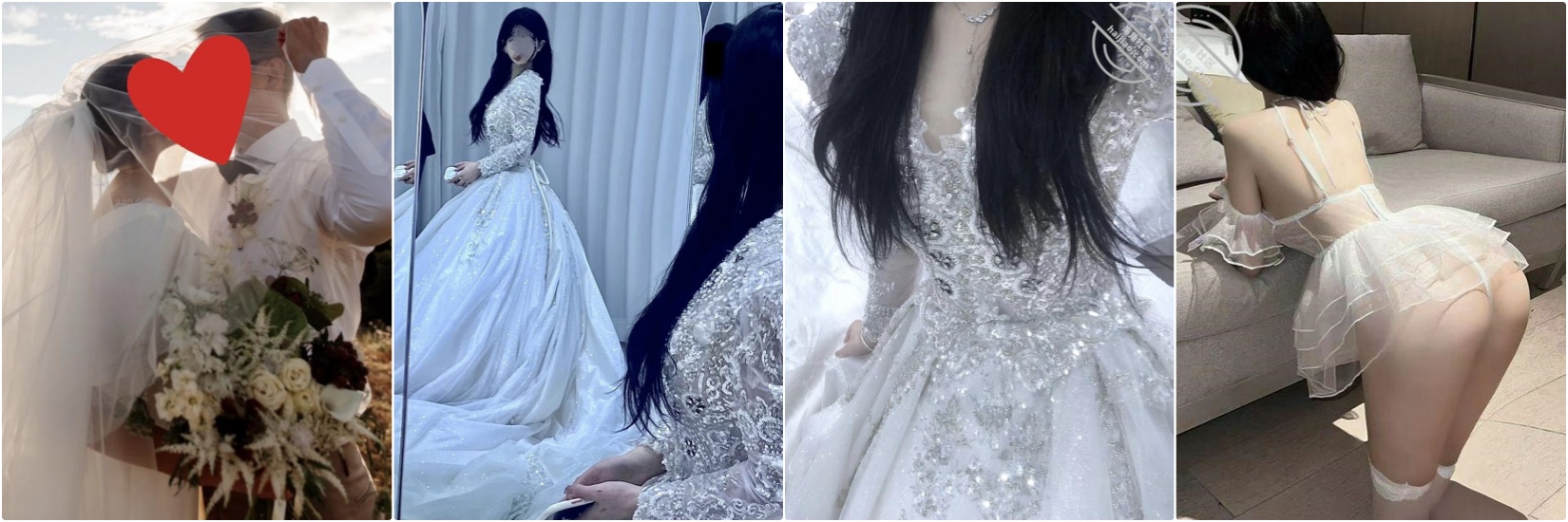 ✅海角『新婚骚弟媳』竟是曾经的炮友 拿捏弟媳沦为专属母狗 婚纱照前口爆吞精 小母狗嘴当逼来操(23V)