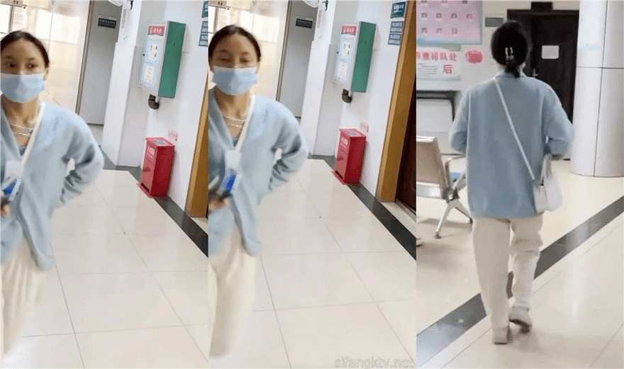 医院女厕跟踪拍摄蓝衣白裤美女⭐干净粉嫩的肥鲍鱼真馋人-福利岛