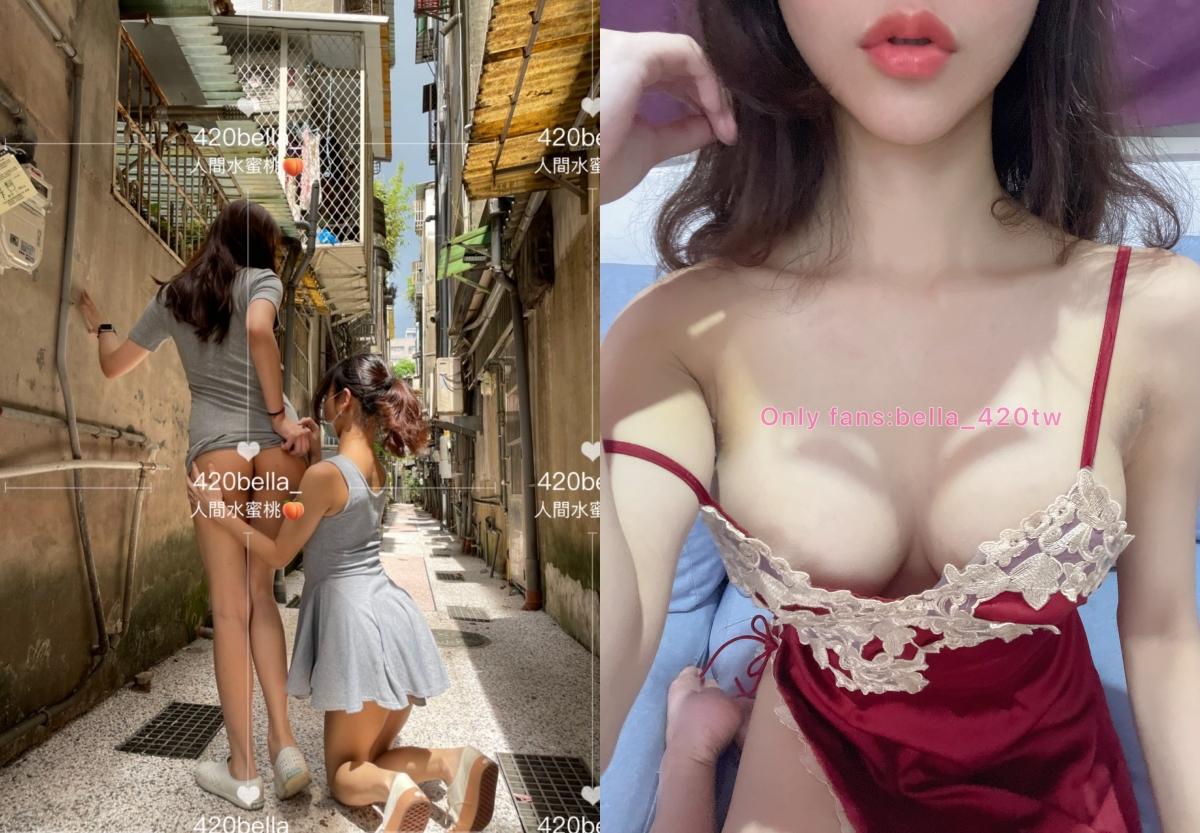 12月新流顶级女神，高气质长腿大波反差婊【420贝拉】私拍，男女通吃，被猛男爆操抓着床单失控尖叫