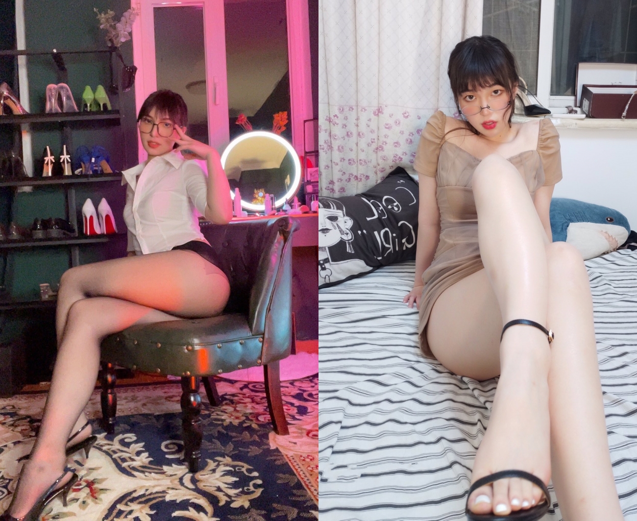 《高能预警✅重磅核弹》推特20万粉身材颜值巅峰比女人还女人极品眼镜抚媚CDTS【俞喵喵】私拍~男女通吃自慰啪啪各种花样-福利岛