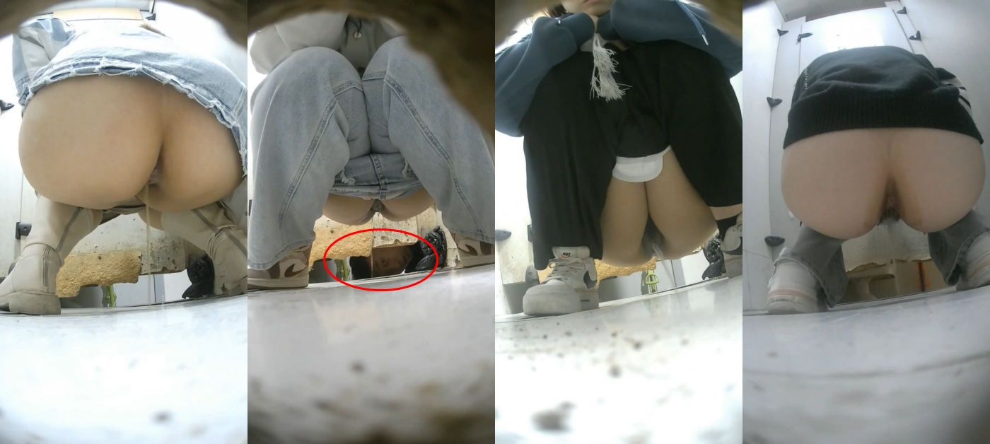 【精品厕拍】，美女小姐姐众多，女厕全景偸拍，一位接一位美女方便，后位双洞清晰可见，大神居然出镜了