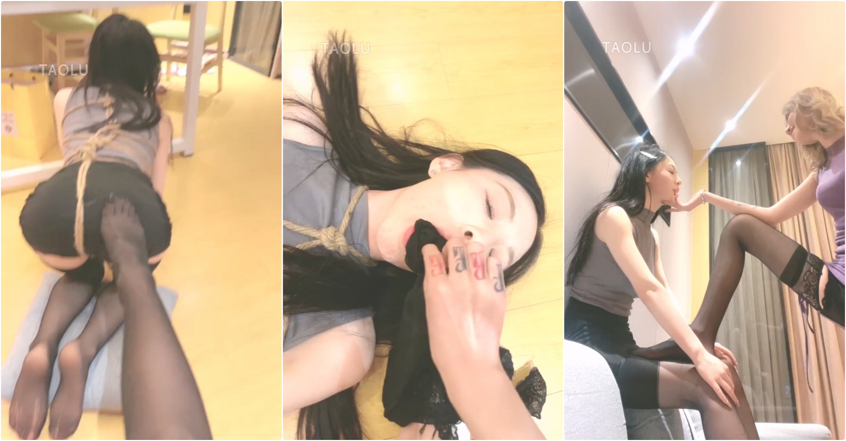 高冷美女被闺蜜耳光调教✅套路直播女S【禾HE】女王捆绑玩弄女m喝圣水，丝袜女主耳光调教女奴！唯美女女调教
