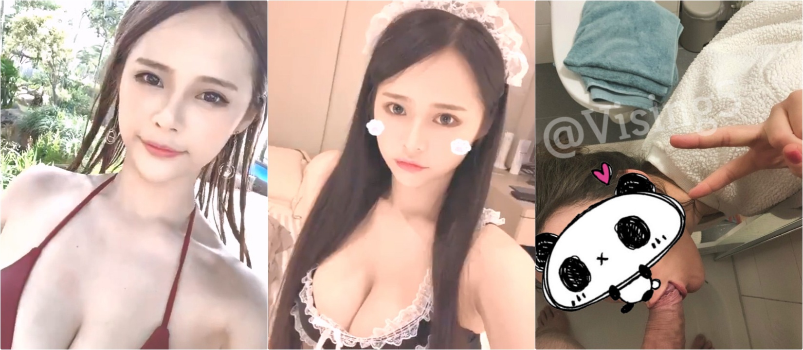 极品颜值御姐女神【Vising】✅在大鸡巴爸爸的鸡巴下变成淫荡的骚母狗，精液灌满骚逼流了一地！穷人女神富人精盆