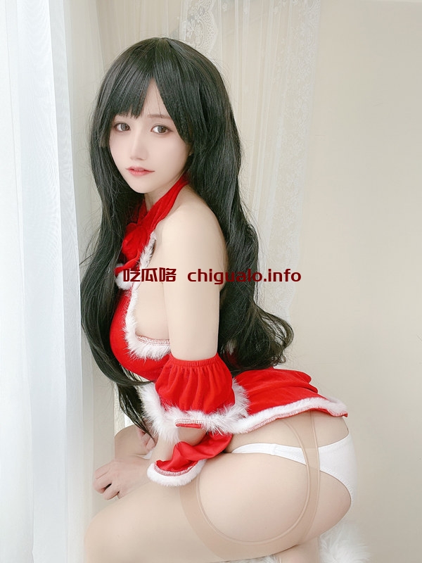 动漫博主小仓千代w – 红色圣诞礼物裙 [23P/62MB]