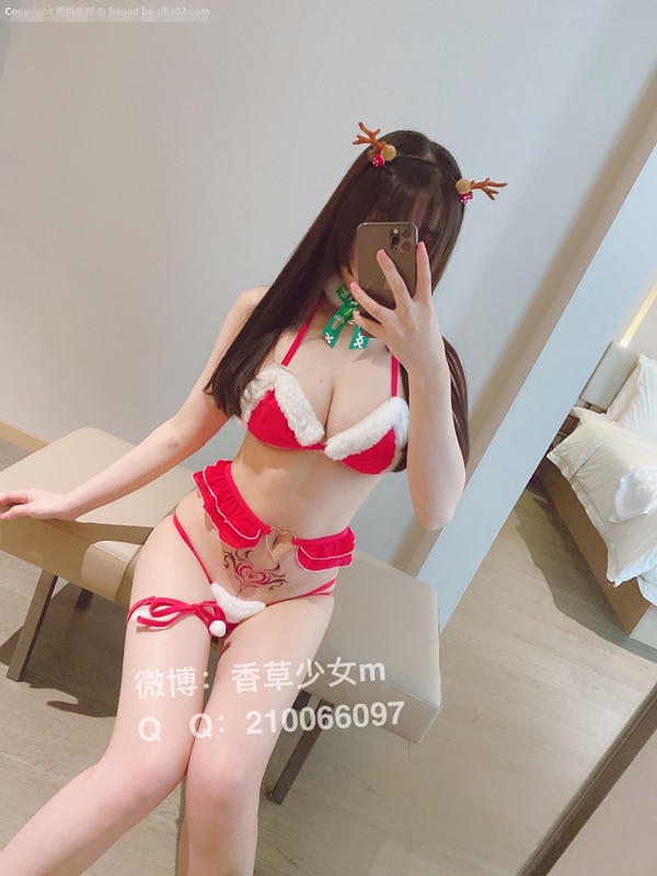 香草少女m/咬一口小奈樱/九尾狐狸m圣诞节最新福利[2V]