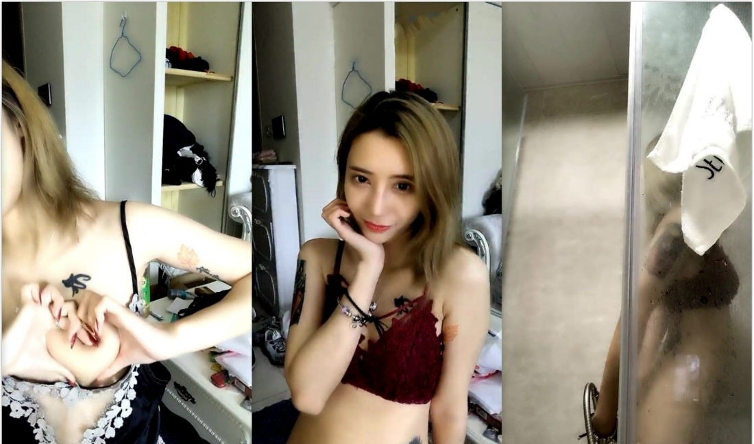 网红脸女神主播K猪崽收费诱惑洗澡直播秀 [2V]