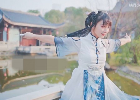 哔哩哔哩晓丹小仙女儿师妹下山舞蹈视频+直播间混剪版