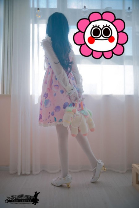 微博pr社木花琳琳是勇者写真之白丝lolita福利图片视频