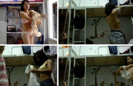 借女同学笔记本电脑趁机安装远程控制软件偷看她们宿舍春光