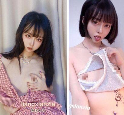 推特 良仙子吖』一个卖飞机杯的萌妹 日常户外露出