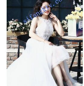 【反差婊子】洁白婚纱照与yin照对比【yin荡母狗人妻】露脸